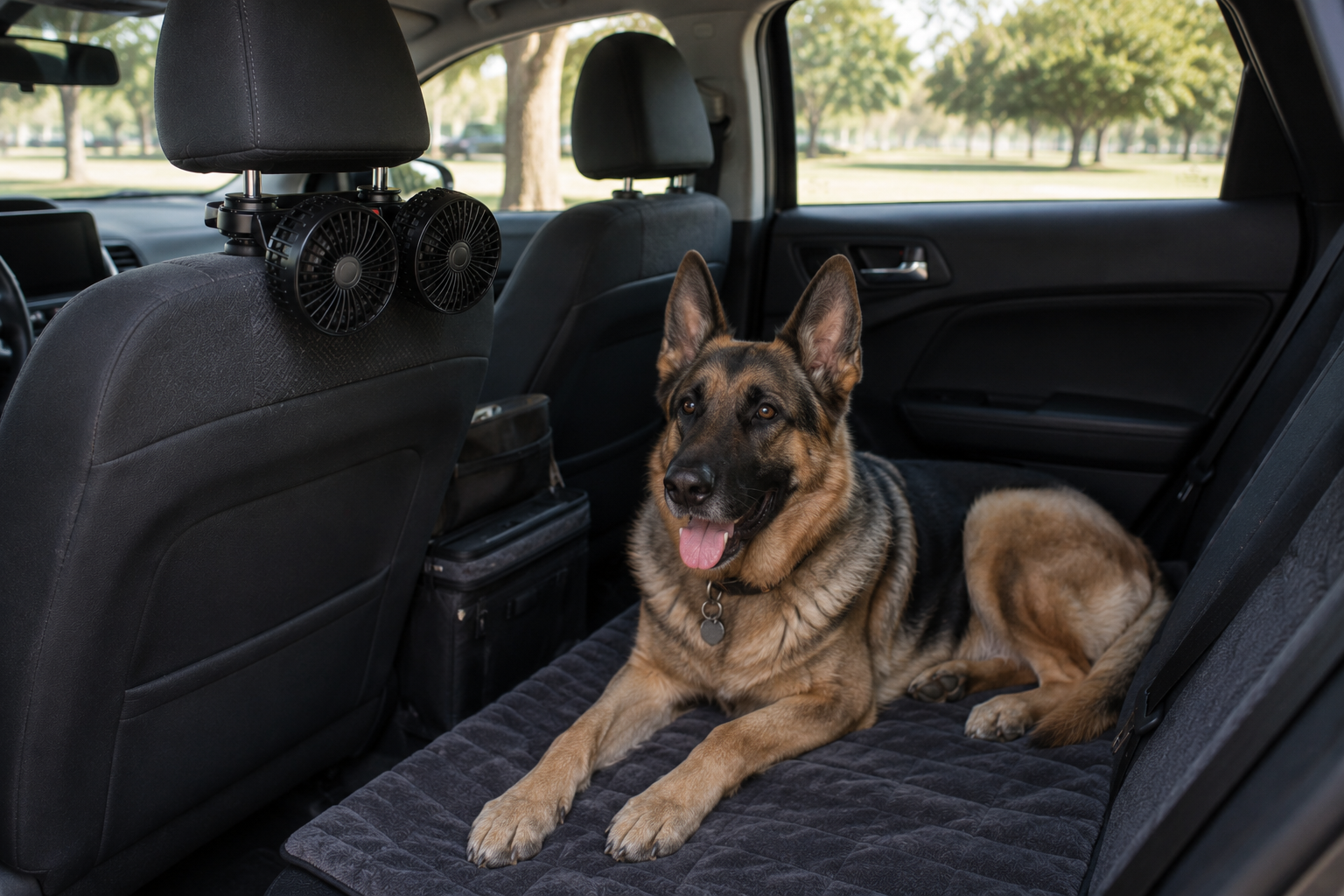 Ventilador de Coche para Mascotas