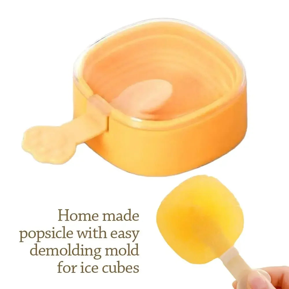 Ice Cream Mold Portable Ice-Pop Making Mould Homemade Popsicle Multipurpose Quick Frozen Ice Grid Mini Popsicle Mold